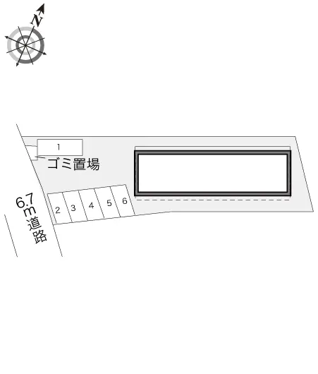 ★手数料０円★入間市上藤沢　月極駐車場（LP）